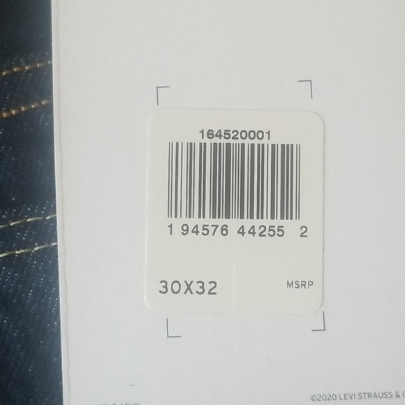 Levi Beams Jeans 501 half&half 29/30 - Picture 4 of 4